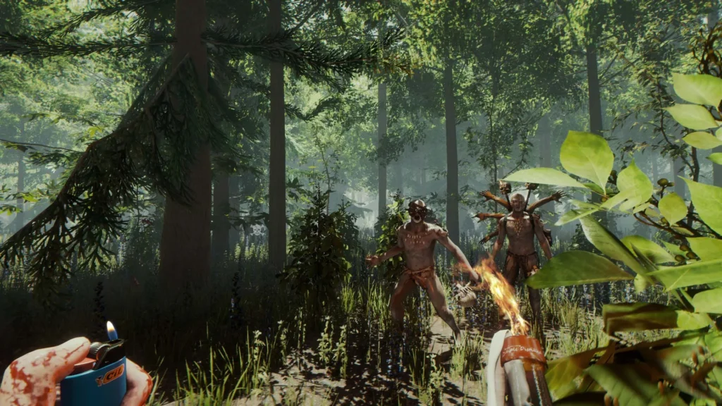 how to play the forest in vr