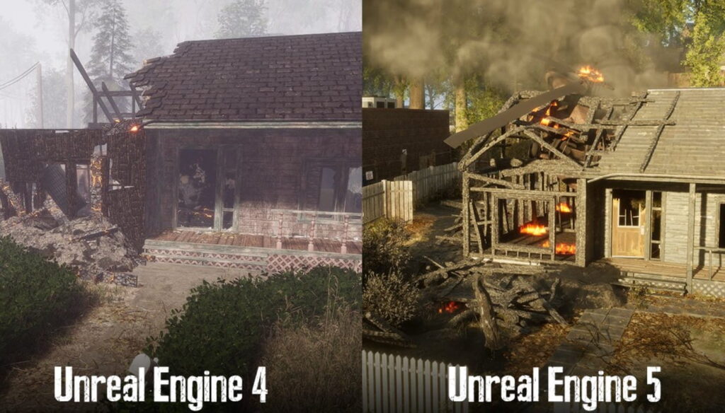 unreal engine 4 vs 5