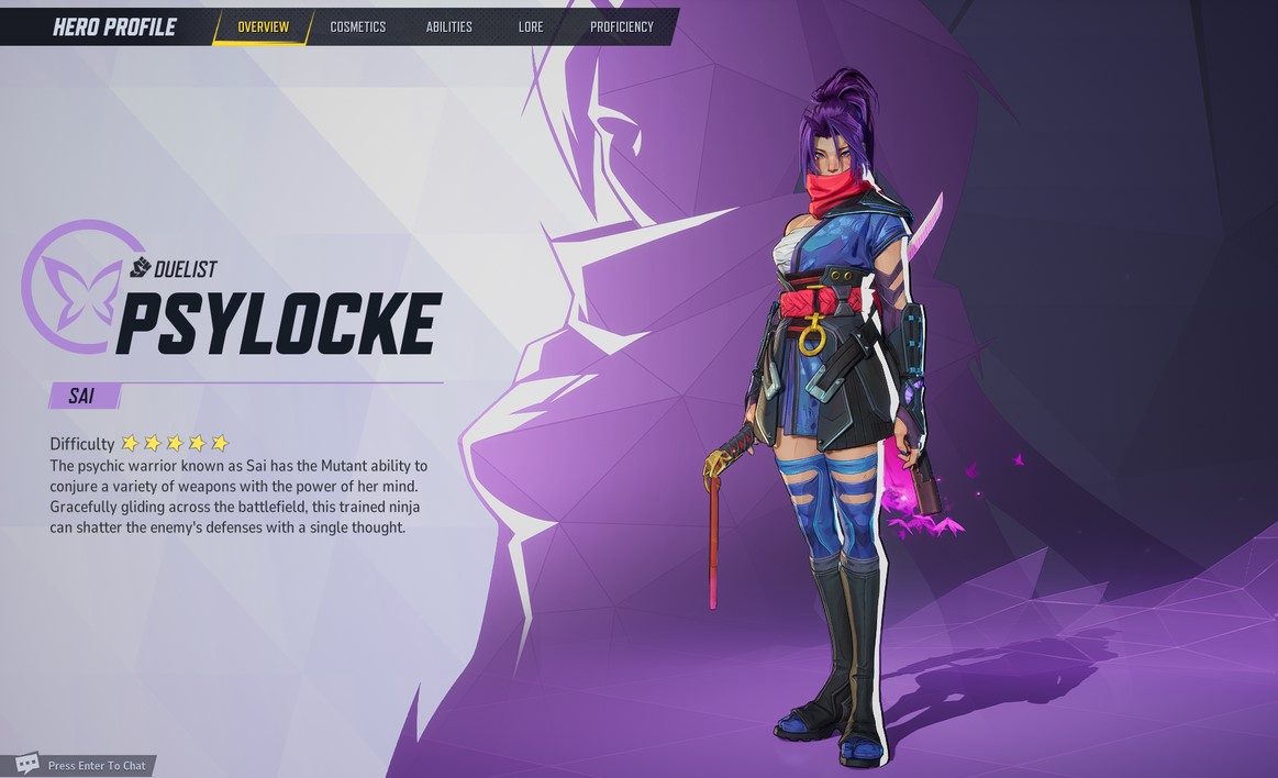 Psylocke in Marvel Rivals