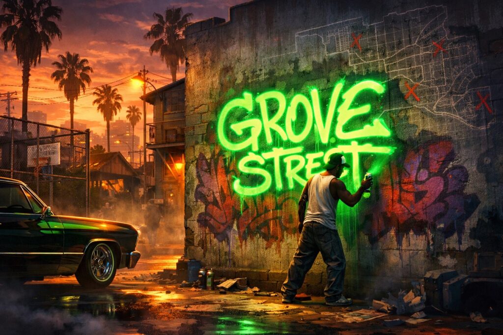 Graffiti Tags in GTA: San Andreas