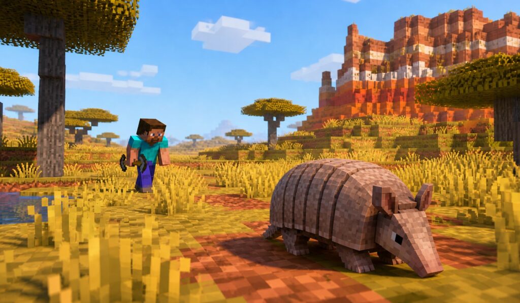 How to Find Armadillos in Minecraft